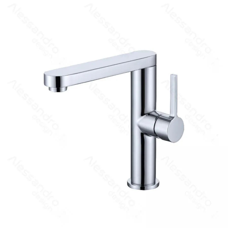 Bateria umywalkowa, sanitarna, mosiądz, chrom, 9107