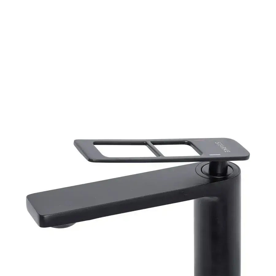 Bateria umywalkowa, sanitarna, mosiądz, czarny, 9707H