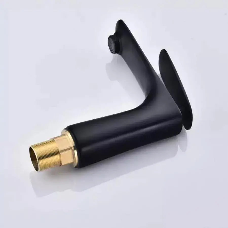 Bateria umywalkowa, sanitarna, mosiądz, czarny, CF2025