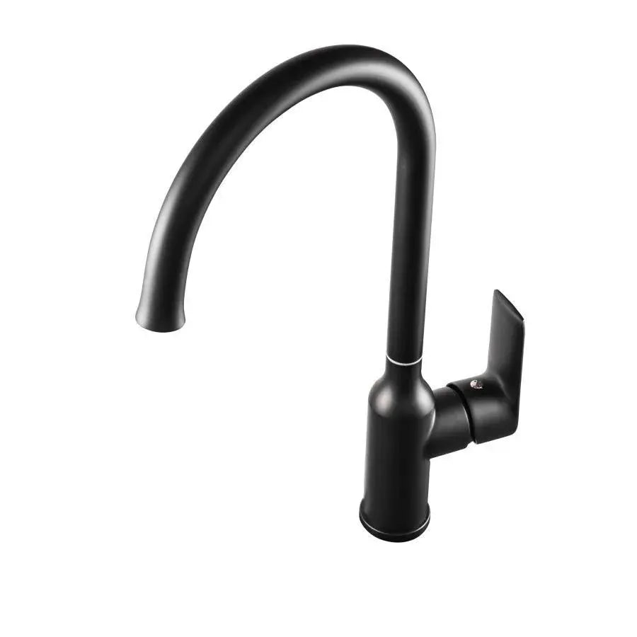 Bateria umywalkowa, sanitarna, mosiądz, czarna, LJS/225B