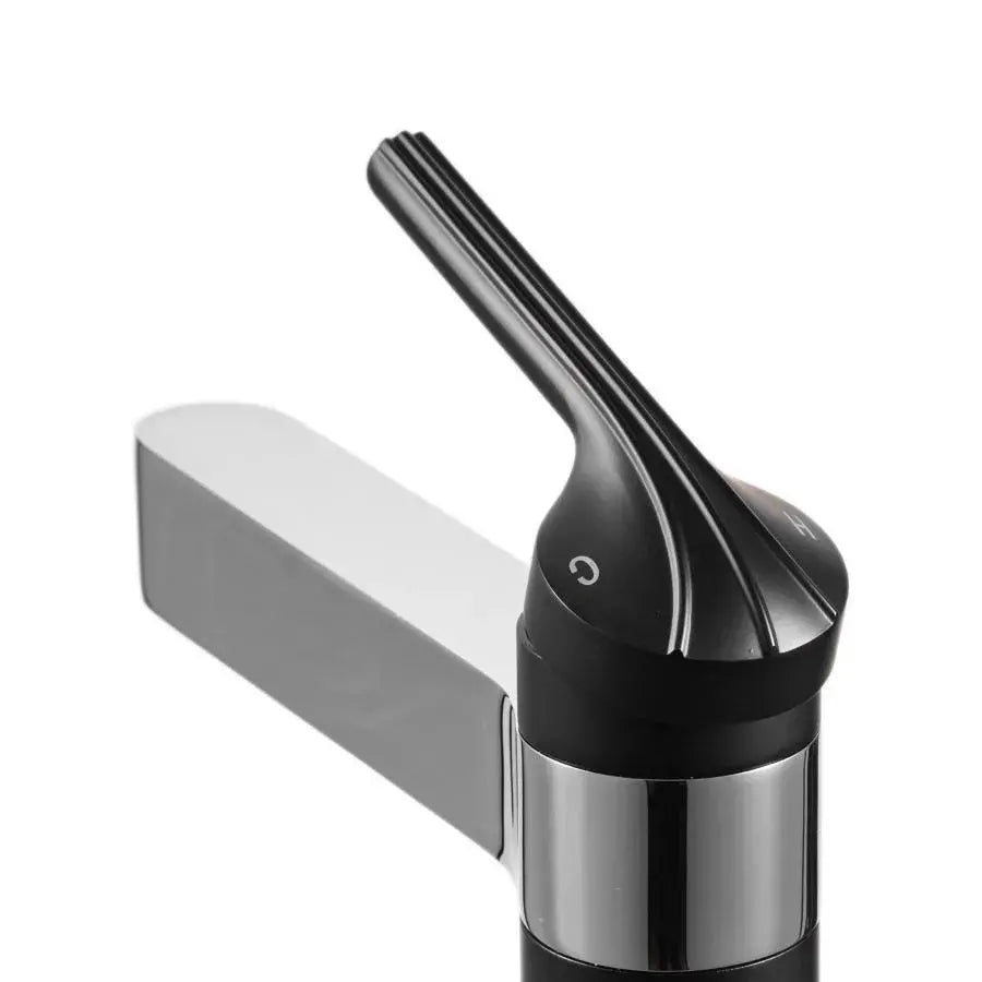 Bateria umywalkowa, mosiądz sanitarny, czarny, OD/2019