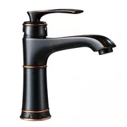 Bateria umywalkowa, mosiądz sanitarny, czarny, OD01/B