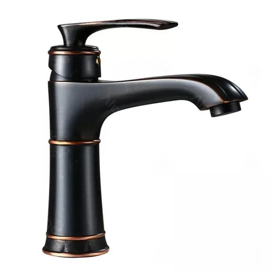 Bateria umywalkowa, mosiądz sanitarny, czarny, OD01/B