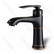 Bateria umywalkowa, mosiądz sanitarny, czarny, OD01/B