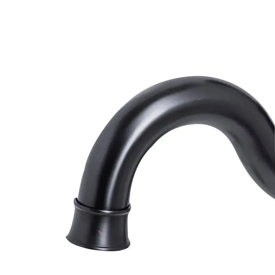 Bateria umywalkowa, sanitarna, mosiądz, czarna, WZY/318