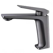 Bateria umywalkowa, mosiądz sanitarny, grafitowy szary, 9967N