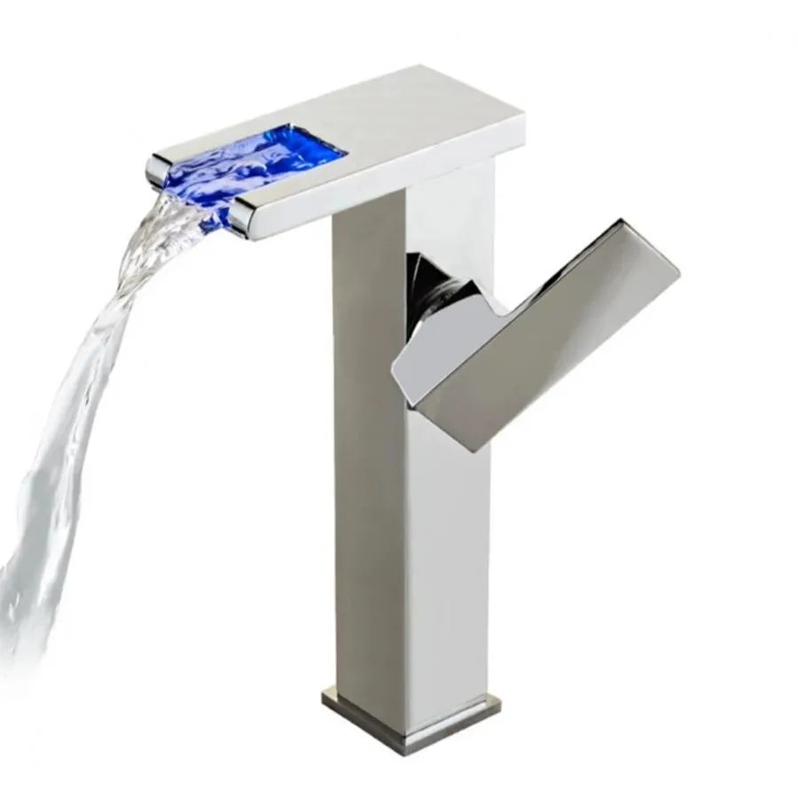 Bateria umywalkowa, światło RGB, zmiana koloru w zależności od temperatury wody, OD3013