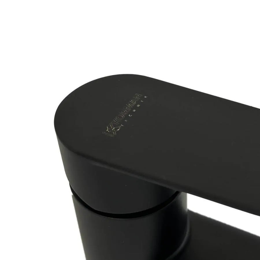 Czarny kran ze stali nierdzewnej ZY1001