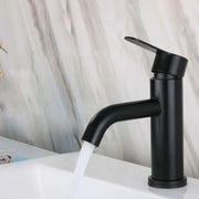 Bateria umywalkowa, stal nierdzewna SUS304, czarna, HS/LY007