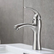 Bateria umywalkowa, stal nierdzewna SUS304, wykończenie satynowe, MP015