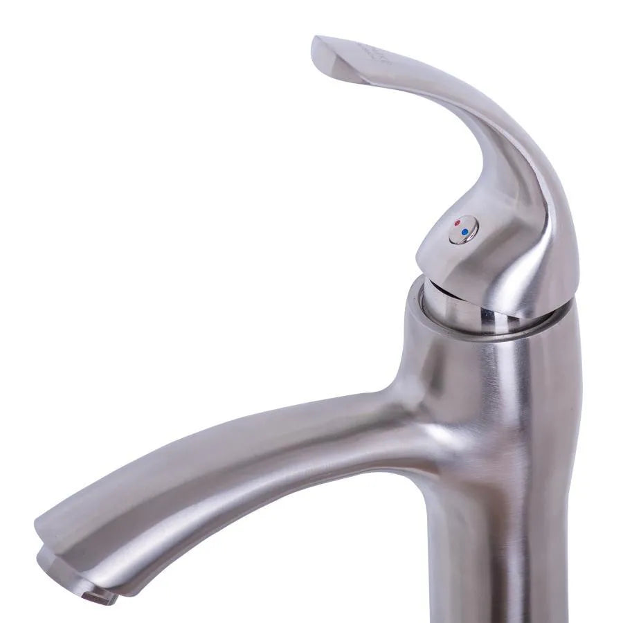 Bateria umywalkowa, stal nierdzewna SUS304, wykończenie satynowe, MP016