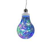 Dekoracyjna żarówka z wielokolorowym przewodem i wtyczką