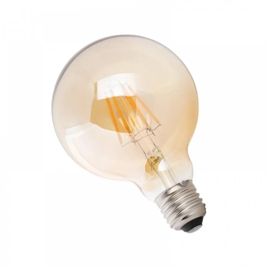 Żarówka żarnikowa G125, E27, 8W, ciepłe światło