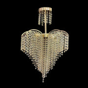 Żyrandol kryształowy CONWY Eleganza, 4xE27, średnica 47 cm, złoty