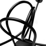 Żyrandol Shion 3*E27, czarny, metalowy