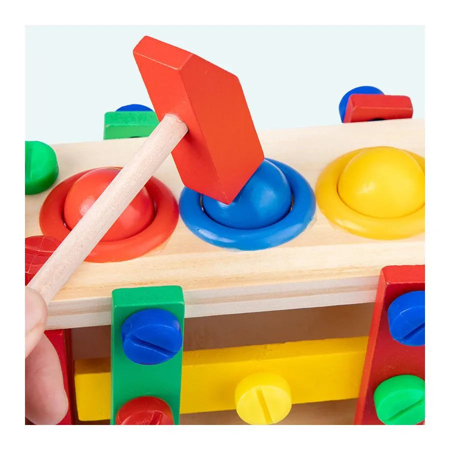 2 w 1 stół narzędziowy do ciężarówek z kulką i młotkiem