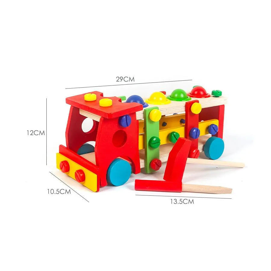 2 w 1 stół narzędziowy do ciężarówek z kulką i młotkiem