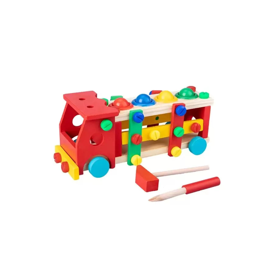 2 w 1 stół narzędziowy do ciężarówek z kulką i młotkiem