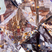 Żyrandol kryształowy Arian 6x E27 złoty