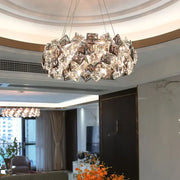 Żyrandol kryształowy Arian 6x E27 złoty