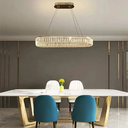 Żyrandol LED z Pilotem Zimar 80W, Średnica 80cm Żyrandole Kryształowe Złote Domyślny Tytuł Alessandro Design