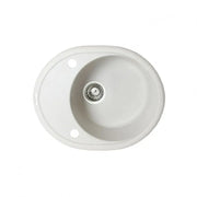 Zlew kuchenny Angora, 57*47 cm, Kwarc, Satyna, 570/470AG