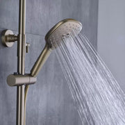 Kolumna prysznicowa, mosiądz sanitarny, złoto, 9810D