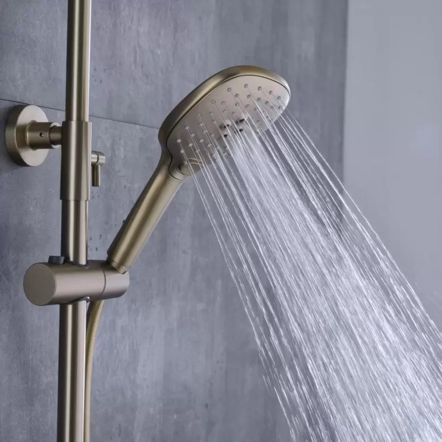 Kolumna prysznicowa, mosiądz sanitarny, złoto, 9810D