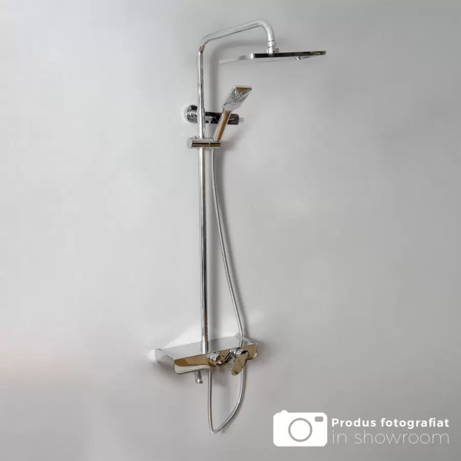 Kolumna prysznicowa, mosiądz sanitarny, chrom, SJG/2450