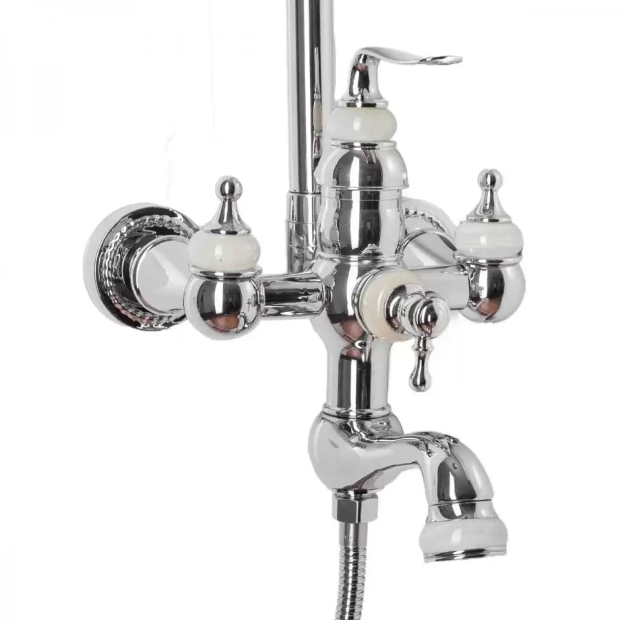 Kolumna prysznicowa, mosiądz sanitarny, chrom, WZY/310/A