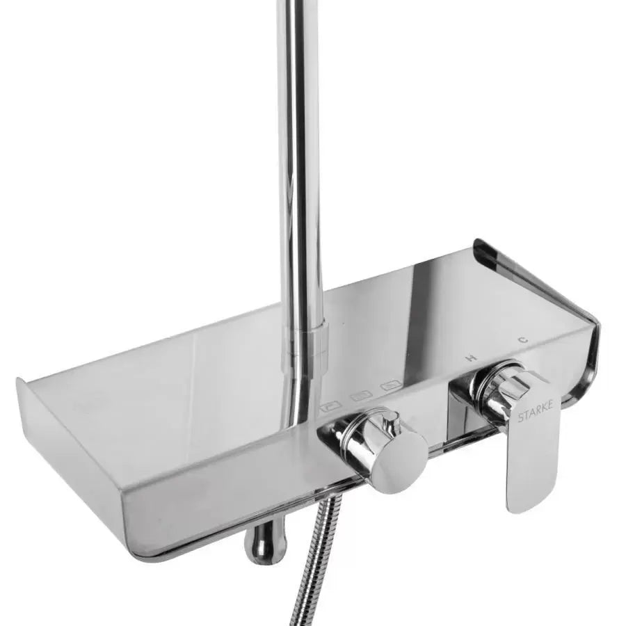 Kolumna prysznicowa, mosiądz sanitarny, chrom, SJG/2450