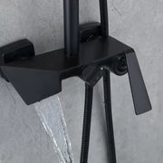 Kolumna prysznicowa, mosiądz sanitarny, czarny, 6720H