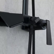 Kolumna prysznicowa, mosiądz sanitarny, czarny, 6720H