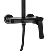 Kolumna prysznicowa, mosiądz sanitarny, czarny, 9990H