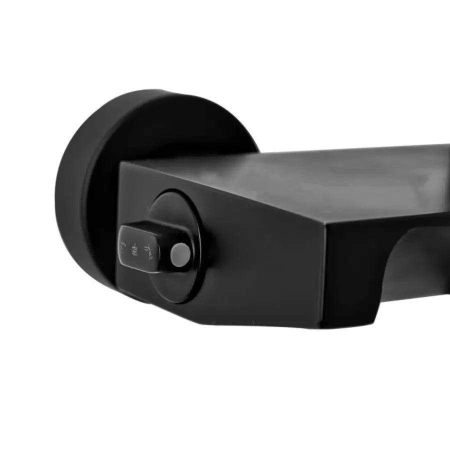 Kolumna prysznicowa, mosiądz sanitarny, czarny, 9990H