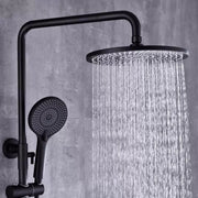 Kolumna prysznicowa, mosiądz sanitarny, czarny, 9810H