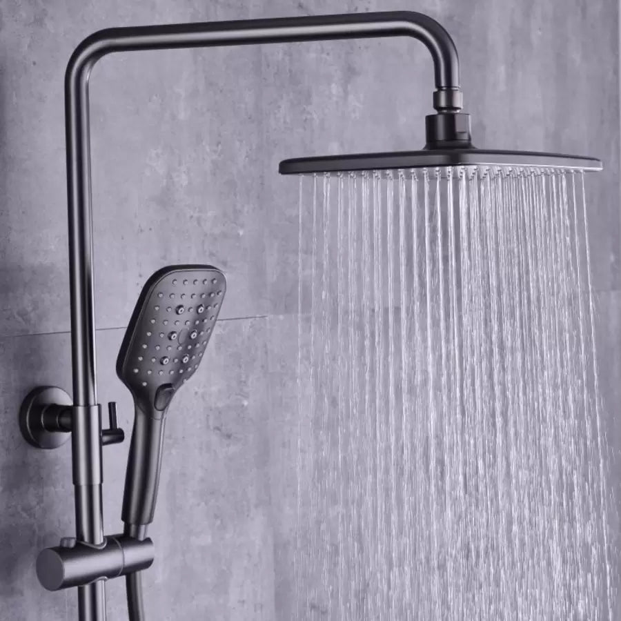 Kolumna prysznicowa, mosiądz sanitarny, wykończenie satynowe, 9810N