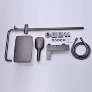 Kolumna prysznicowa, mosiądz sanitarny, wykończenie satynowe, 9810N