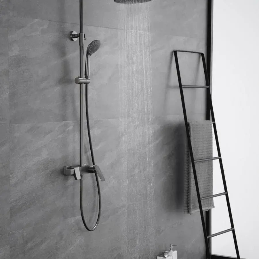 Kolumna prysznicowa, mosiądz sanitarny, wykończenie satynowe, 9910N