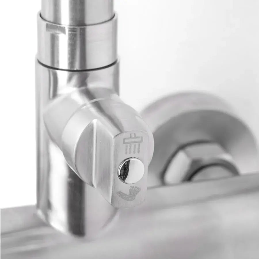 Kolumna prysznicowa, stal nierdzewna SUS304, wykończenie satynowe, LY001