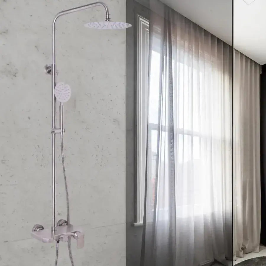 Kolumna prysznicowa, stal nierdzewna SUS304, wykończenie satynowe, N/LY001