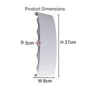 Fantas Lampa ścienna LED do wewnątrz/na zewnątrz, 10 źródeł światła x 1 W, IP65, biała, 3000 K