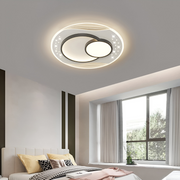 LED LUD z pilotem Velura serpenta, 125W, 3 kół, zimno/gorące/neutralne światło, niestabilne, czarne