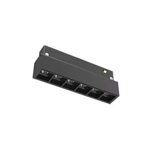 Magnetyczna siatka LED, stała, 6 W, światło neutralne, wpuszczana, czarna