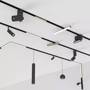 Magnetyczna siatka LED, stała, 6 W, światło neutralne, wpuszczana, czarna