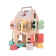 Montessori Edukacyjna Zabawka Dwór Tajemnic, 6 Części, Drewno