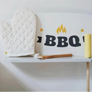 Drewniana zabawka do grilla, 52 elementy, wielokolorowa, drewno