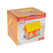 Skarbonka-zabawka na monety i banknoty, 3 sztuki, wielokolorowa, drewniana