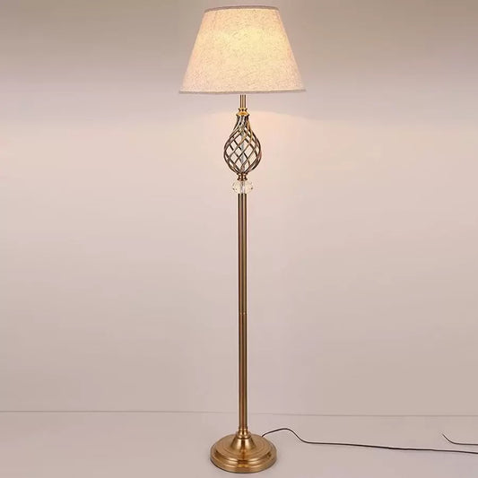 Lampa podłogowa Brixton 1x E27 złota