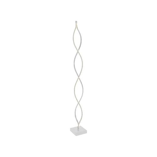 Lampa podłogowa LED Piscius, 120 W, zimne/ciepłe/neutralne światło, metal i akryl, biały
